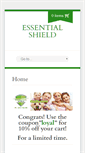 Mobile Screenshot of essentialshield.com